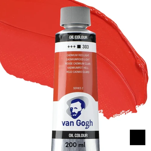 Farba olejna Van Gogh 200 ml - 303 S2 Cadmium red light