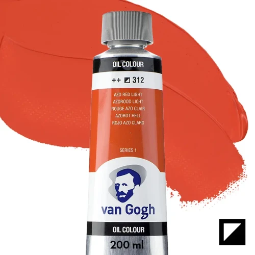 Farba olejna Van Gogh 200 ml - 312 S1 Azo red light