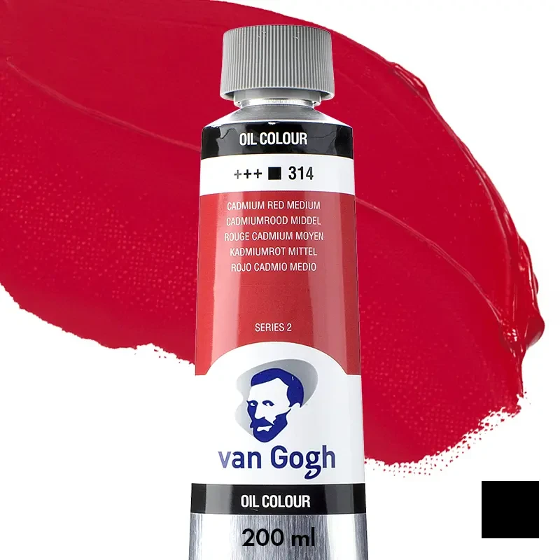 Farba olejna Van Gogh 200 ml - 314 S2 Cadmium red medium 01