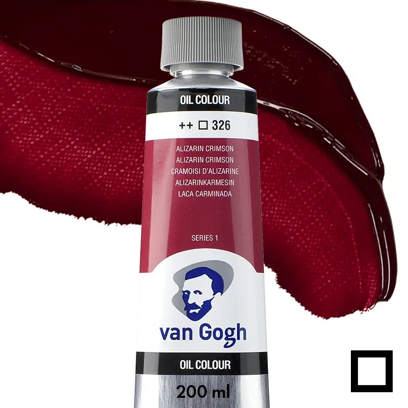 Farba olejna Van Gogh 200 ml - 326 S1 Alizarin crimson 01
