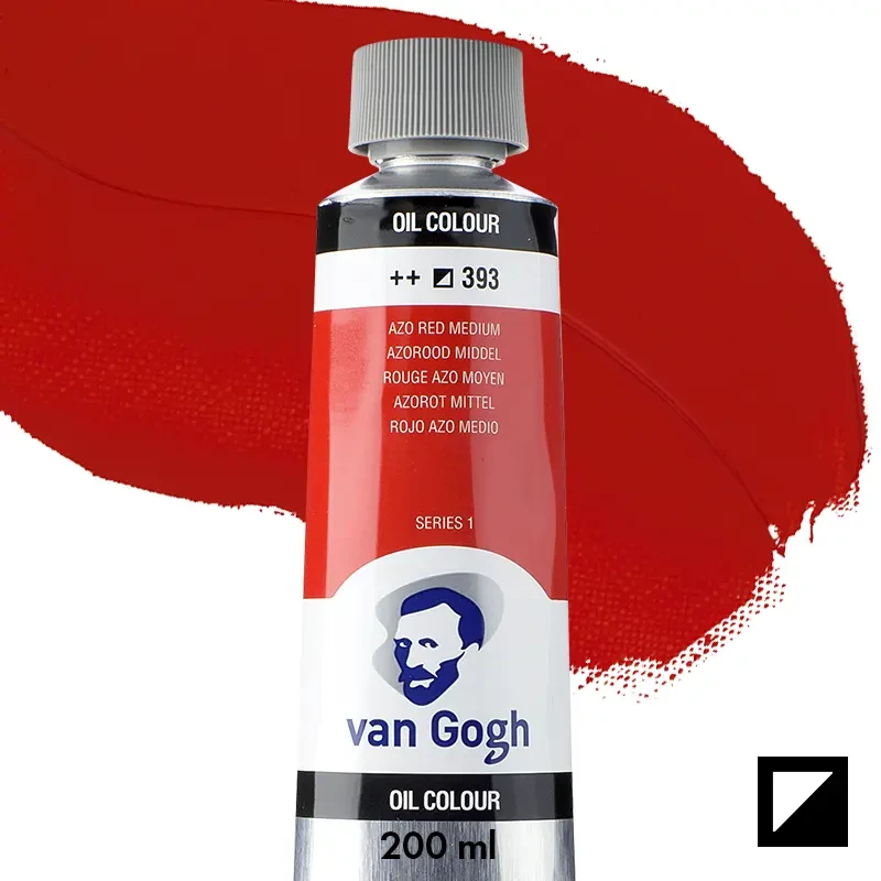 Farba olejna Van Gogh 200 ml - 393 S1 Azo red medium 01