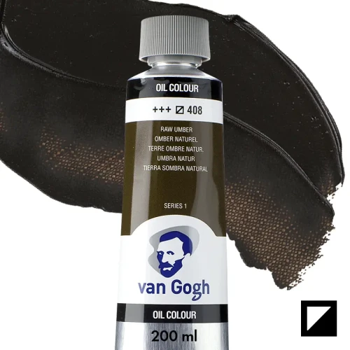 Farba olejna Van Gogh 200 ml - 408 S1 Raw umber