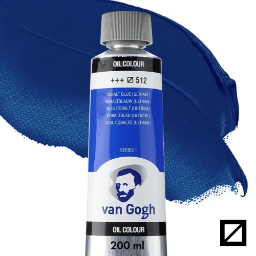 Farba olejna Van Gogh 200 ml - 512 S1 Cobalt blue (ultramarine)