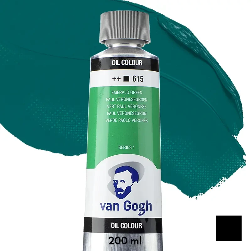 Farba olejna Van Gogh 200 ml - 615 S1 Emerald green 01