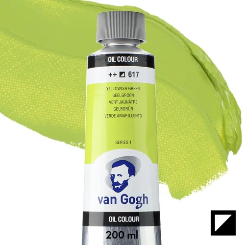 Farba olejna Van Gogh 200 ml - 617 S1 Yellowish green