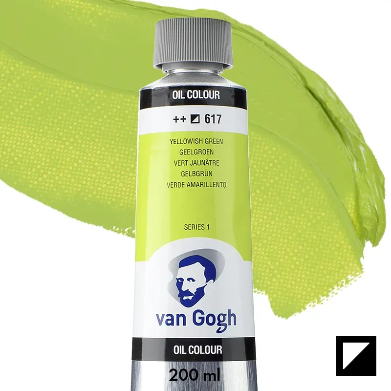 Farba olejna Van Gogh 200 ml - 617 S1 Yellowish green 01
