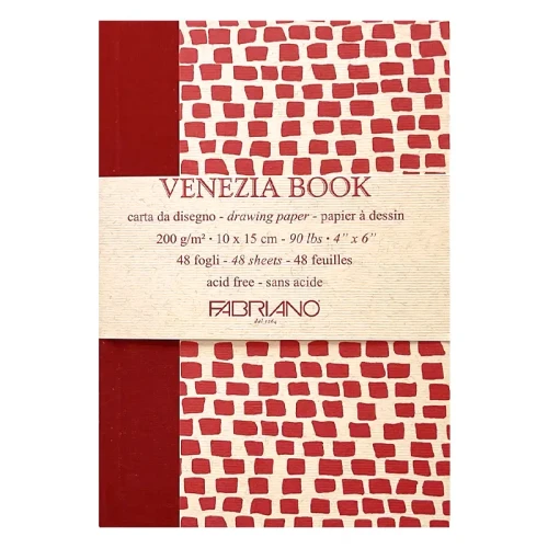 Szkicownik Fabriano Venezia Book 10 x 15 cm, 200 g, 48 ark.
