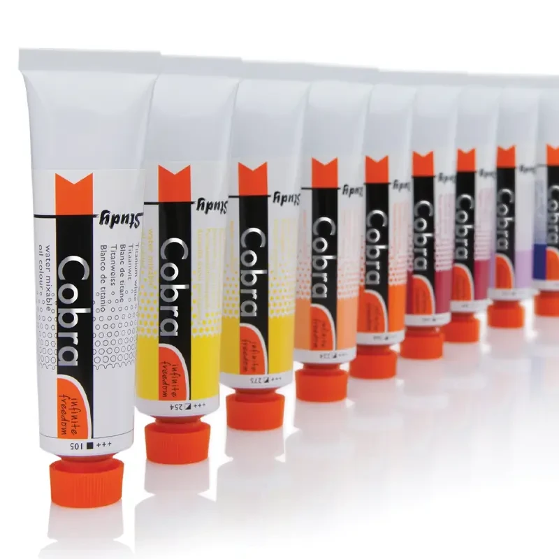 Farba olejna wodorozcieńczalna Cobra Study 40 ml – 227 Yellow Ochre 07