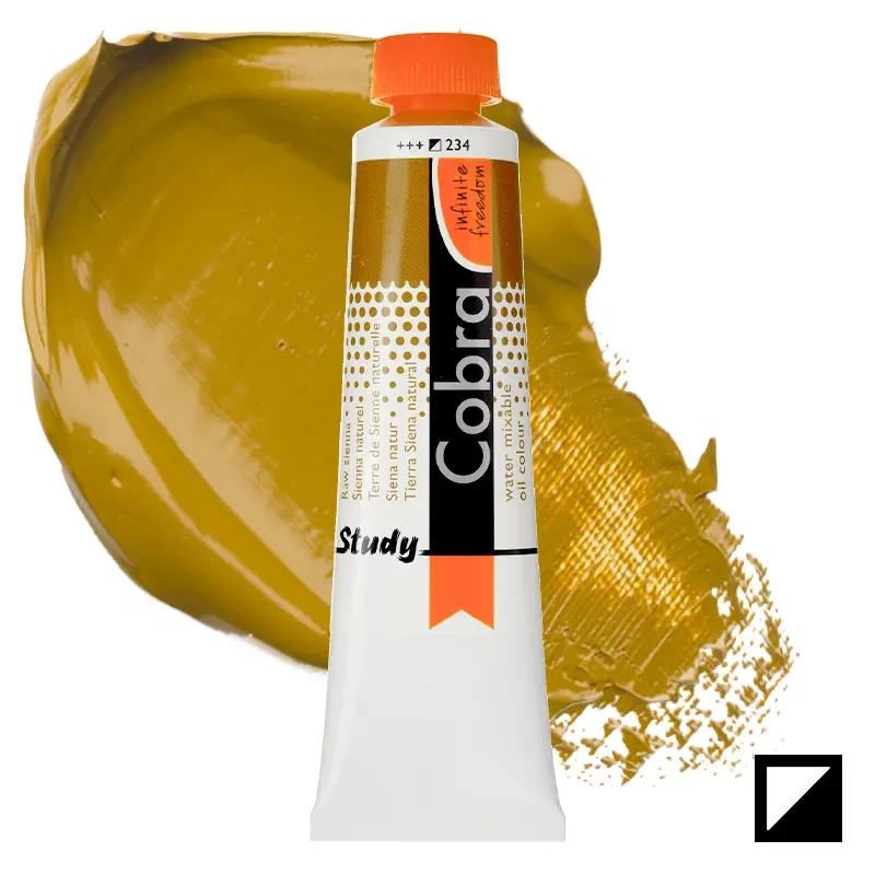 Farba olejna wodorozcieńczalna Cobra Study 40 ml – 234 Raw Sienna 01