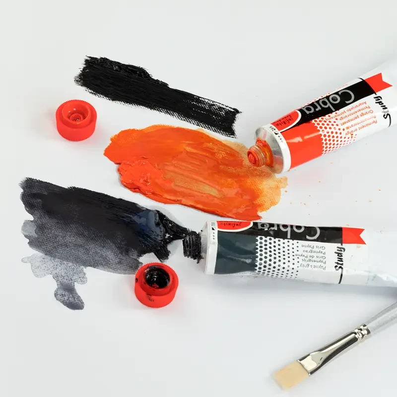 Farba olejna wodorozcieńczalna Cobra Study 40 ml – 266 Permanent Orange 03