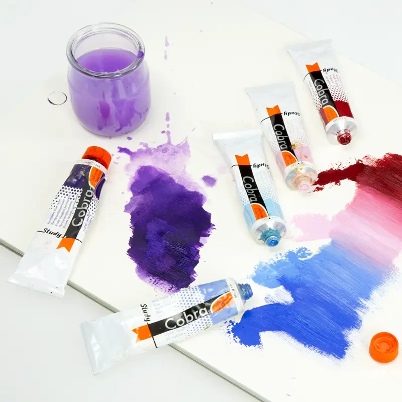 Farba olejna wodorozcieńczalna Cobra Study 40 ml – 284 Permanent Yellow Medium 08