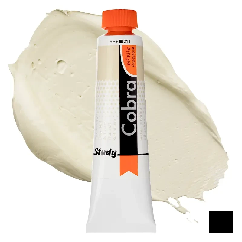 Farba olejna wodorozcieńczalna Cobra Study 40 ml – 291 Titanium Buff 01