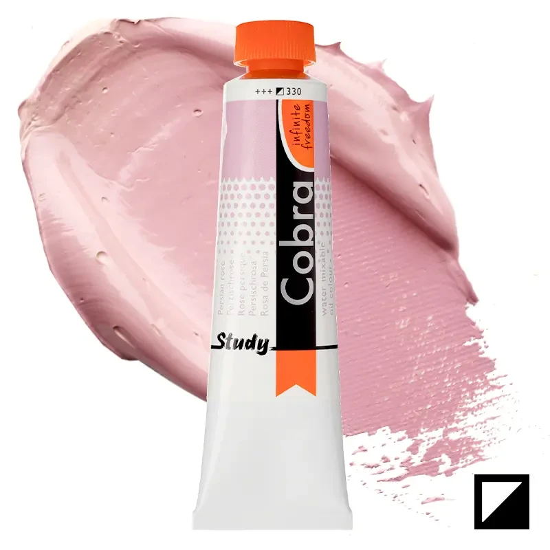Farba olejna wodorozcieńczalna Cobra Study 40 ml – 330 Persian Rose 01
