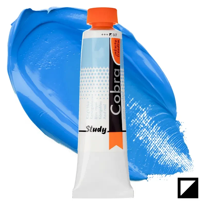 Farba olejna wodorozcieńczalna Cobra Study 40 ml – 517 King's Blue 01