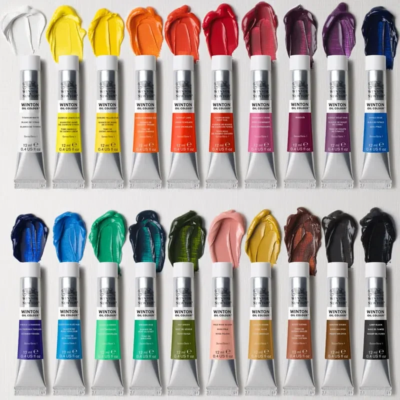 Farby olejne Winsor & Newton Winton zestaw 20 x 12 ml 02