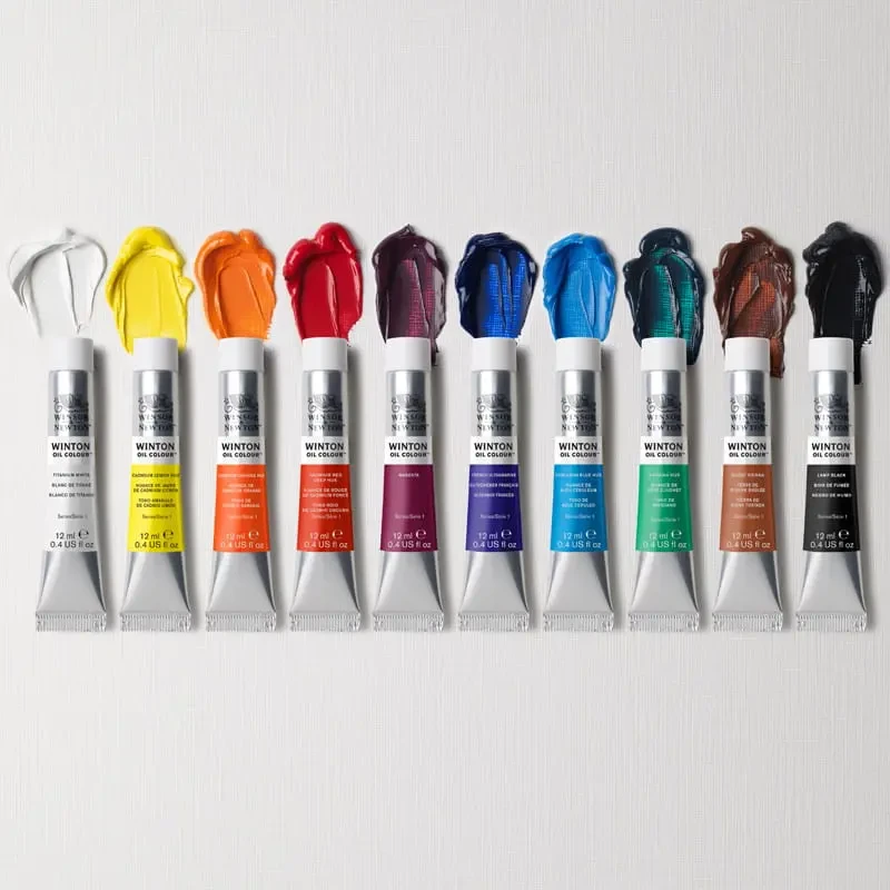 Farby olejne Winsor & Newton Winton zestaw 10 x 12 ml 05