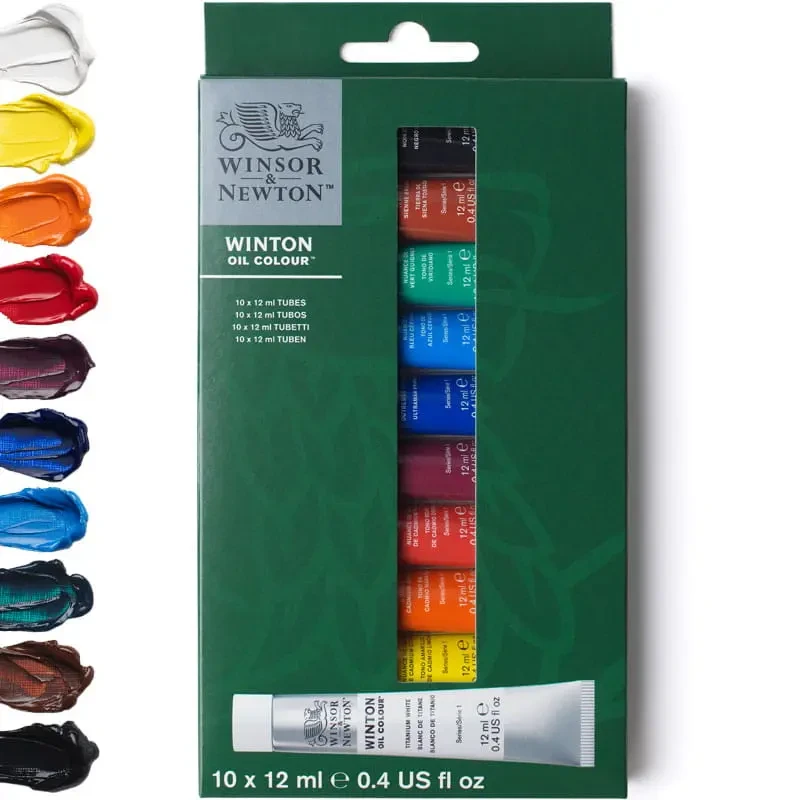 Farby olejne Winsor & Newton Winton zestaw 10 x 12 ml 03