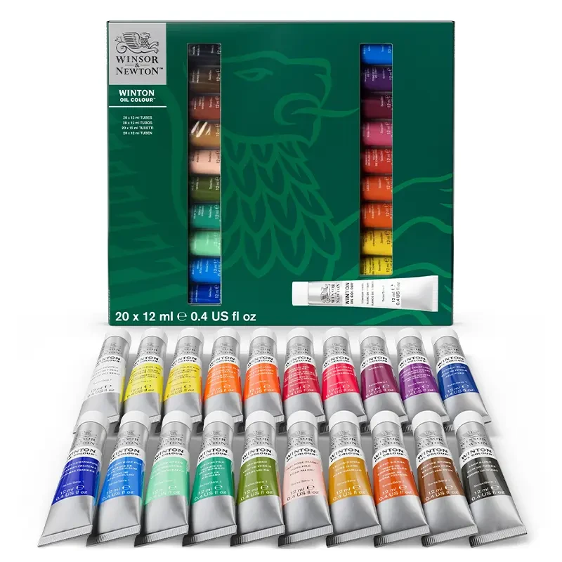 Farby olejne Winsor & Newton Winton zestaw 20 x 12 ml 01