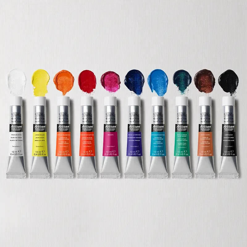 Farby olejne wodorozcieńczalne Winsor & Newton Artisan zestaw 10 x 12 ml 03