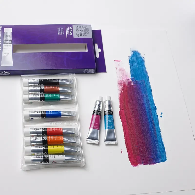 Farby olejne wodorozcieńczalne Winsor & Newton Artisan zestaw 10 x 12 ml 04