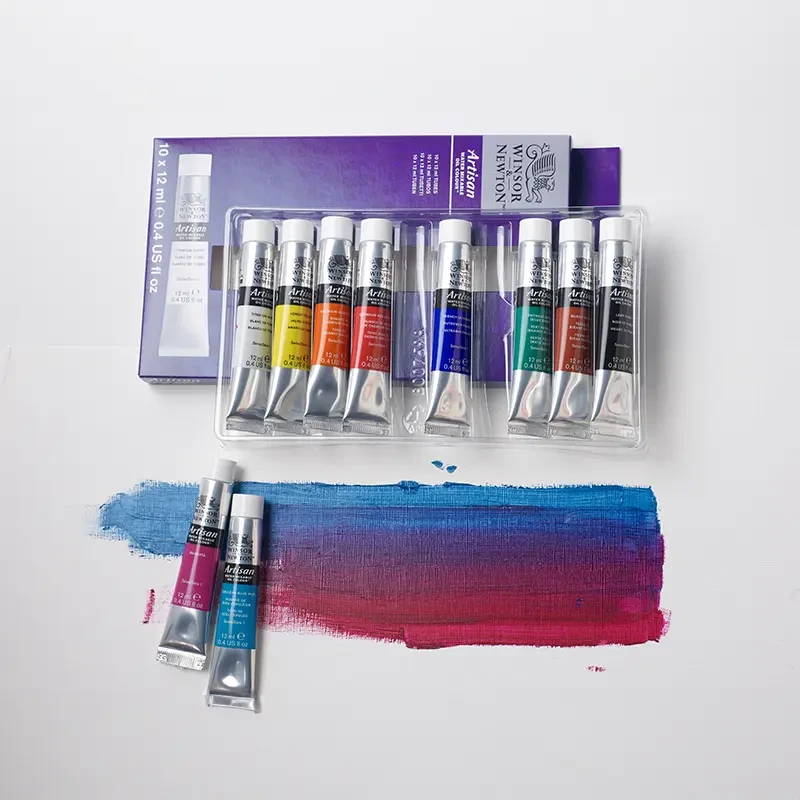 Farby olejne wodorozcieńczalne Winsor & Newton Artisan zestaw 10 x 12 ml 06
