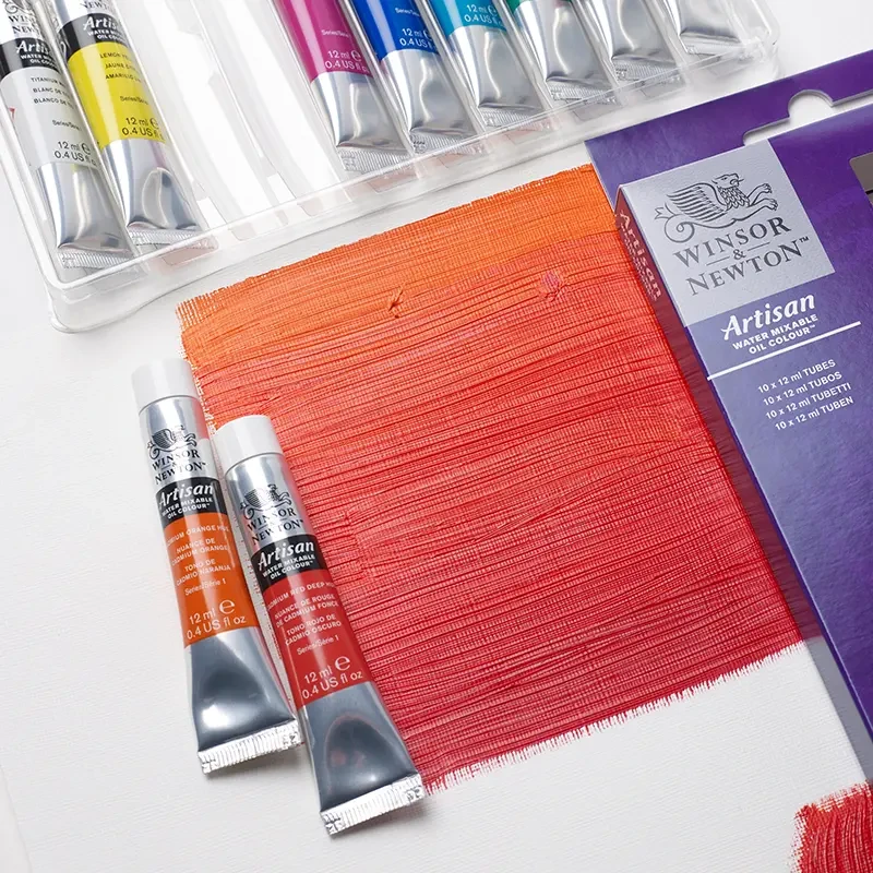 Farby olejne wodorozcieńczalne Winsor & Newton Artisan zestaw 10 x 12 ml 02