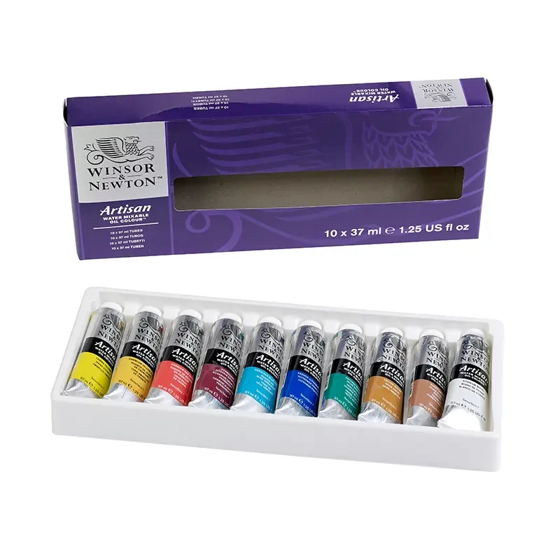 Farby olejne wodorozcieńczalne Winsor & Newton Artisan zestaw 10 x 37 ml 07