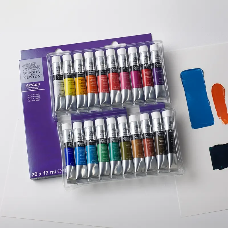 Farby olejne wodorozcieńczalne Winsor & Newton Artisan zestaw 20 x 12 ml 02