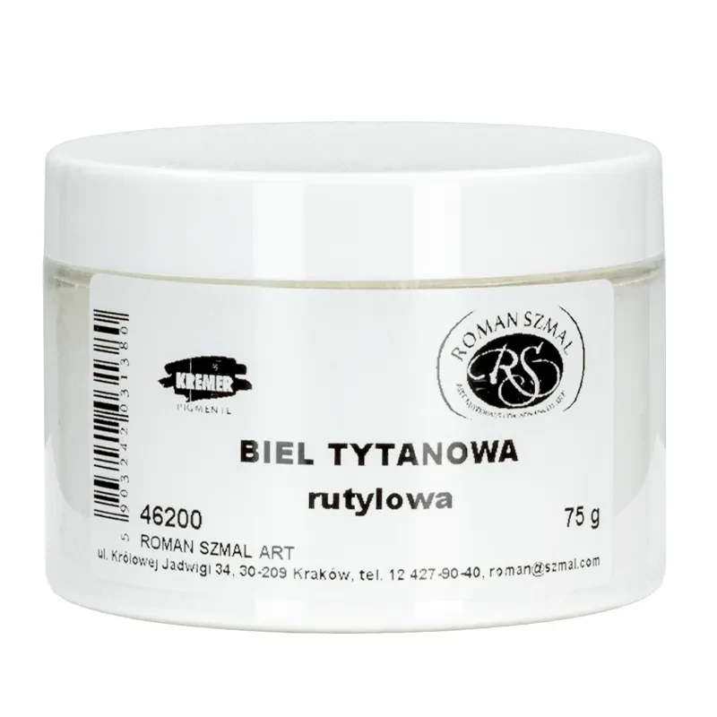 Pigment Biel tytanowa rutylowa 75g 46200 Szmal 03