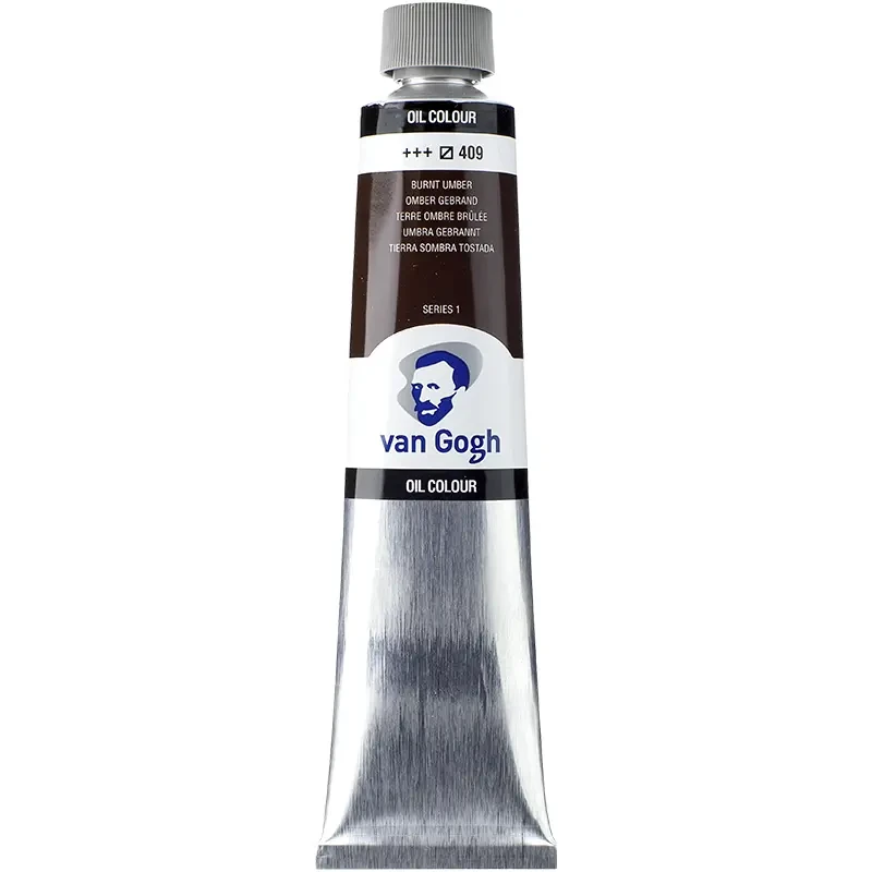 Farba olejna Van Gogh 200 ml - 409 S1 Burnt umber 03