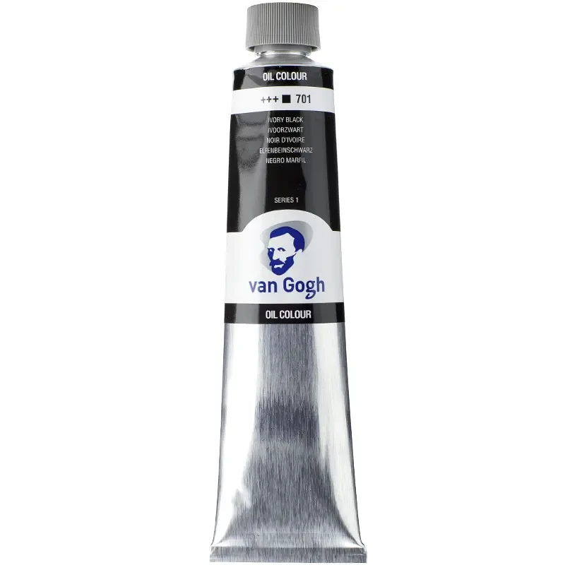 Farba olejna Van Gogh 200 ml - 701 S1 Ivory black 03