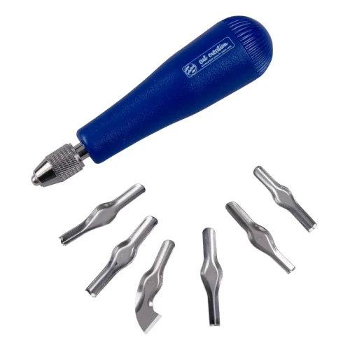 Zestaw dłut do linorytu Art Creation Lino Cutter Set (obsadka + 6 dłutek)