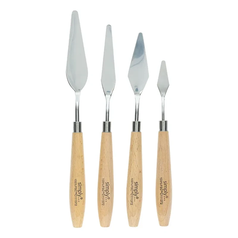 Szpachelki malarskie zestaw Daler Rowney Simply Palette Knives 4 szt. 02