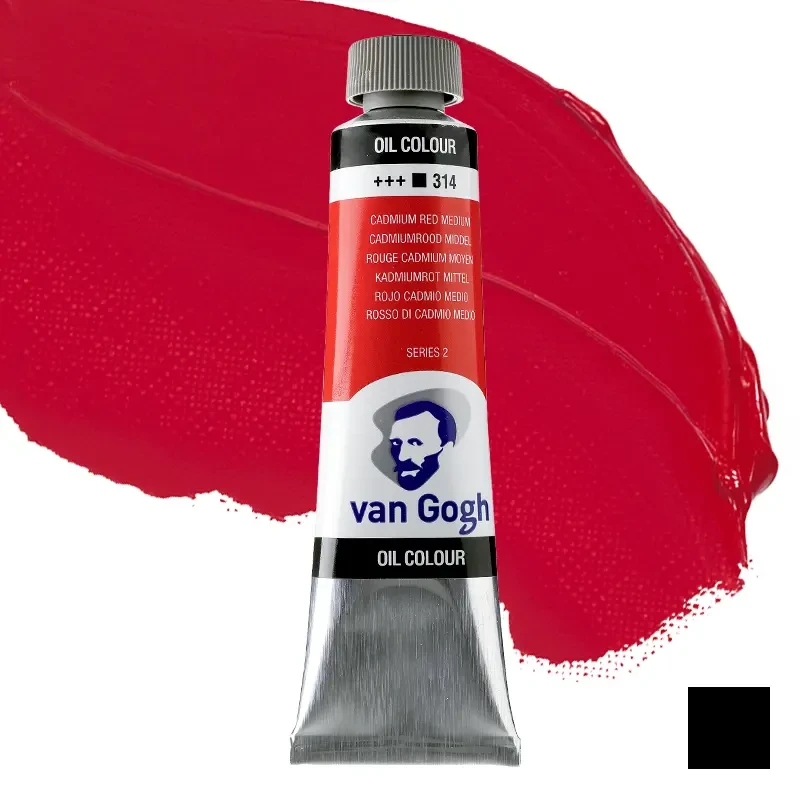 Farba olejna Van Gogh 40 ml - 314 S2 Cadmium red medium 01