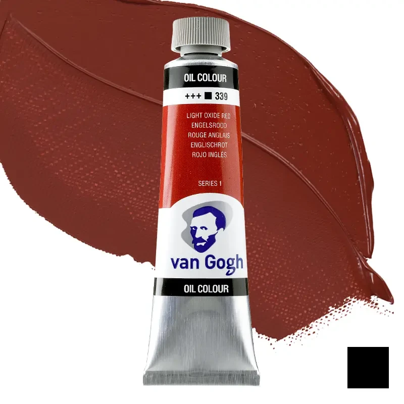 Farba olejna Van Gogh 40 ml - 339 S1 Light oxide red 01