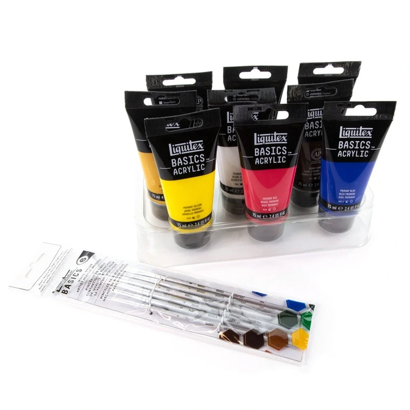 Farby akrylowe Liquitex Basics  zestaw Starter Box 10 elementów 08