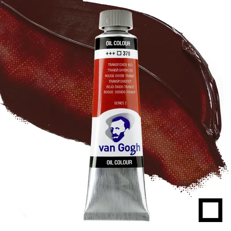 Farba olejna Van Gogh 40 ml - 378 S2 Transparent oxide red 01