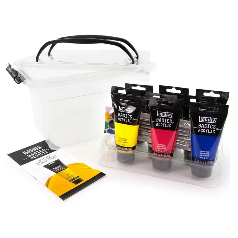 Farby akrylowe Liquitex Basics  zestaw Starter Box 10 elementów 09