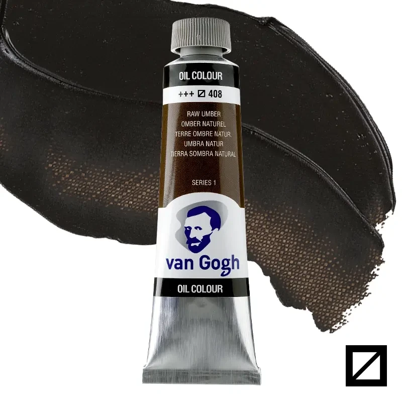 Farba olejna Van Gogh 40 ml - 408 S1 Raw umber 01
