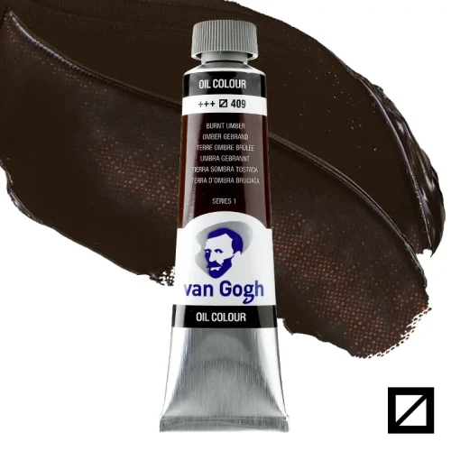 Farba olejna Van Gogh 40 ml - 409 S1 Burnt umber