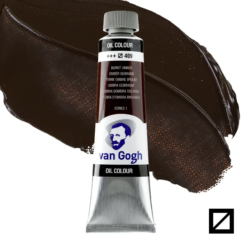 Farba olejna Van Gogh 40 ml - 409 S1 Burnt umber 01