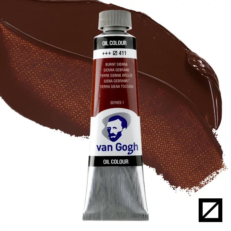 Farba olejna Van Gogh 40 ml - 411 S1 Burnt sienna 01