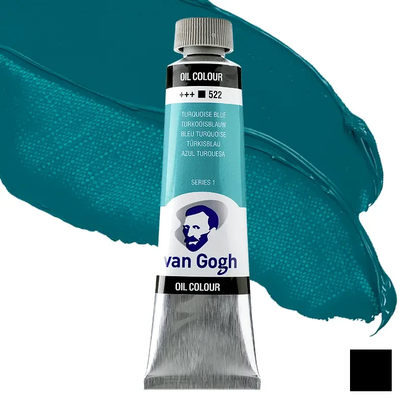 Farba olejna Van Gogh 40 ml - 522 S1 Turquoise blue 01