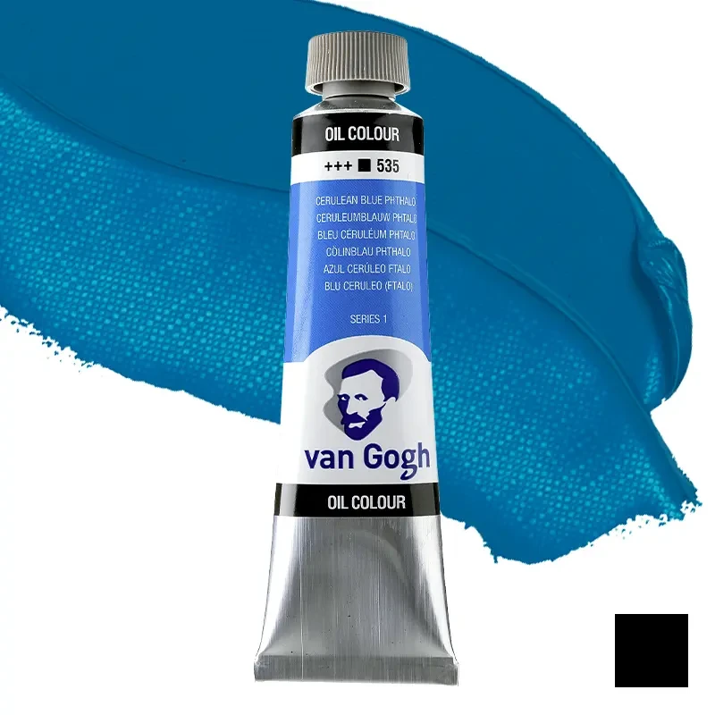 Farba olejna Van Gogh 40 ml - 535 S1 Cerulean blue (phtalo) 01