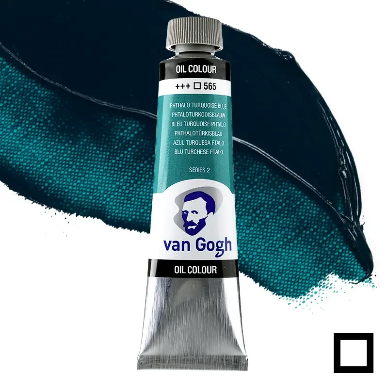 Farba olejna Van Gogh 40 ml - 565 S2 Phthalo turquoise blue 01