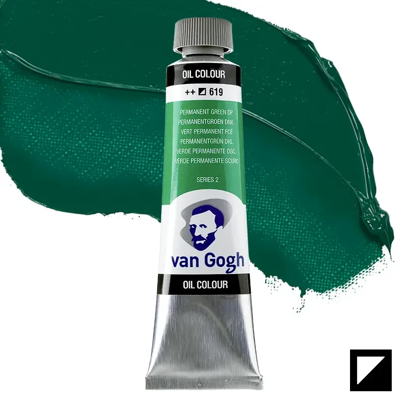 Farba olejna Van Gogh 40 ml - 619 S2 Permanent green deep 01