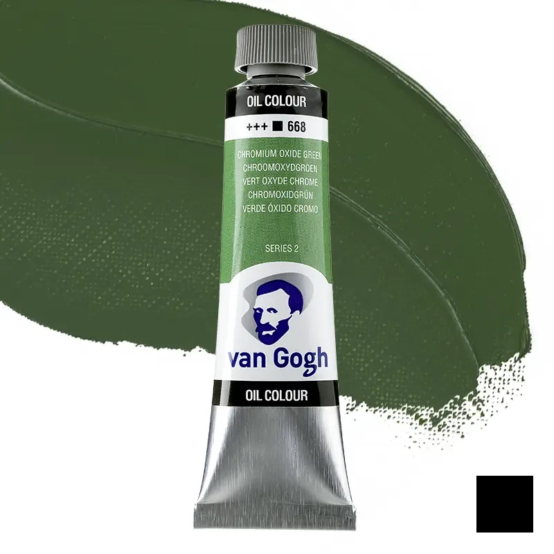 Farba olejna Van Gogh 40 ml - 668 S2 Chromium oxide green 01