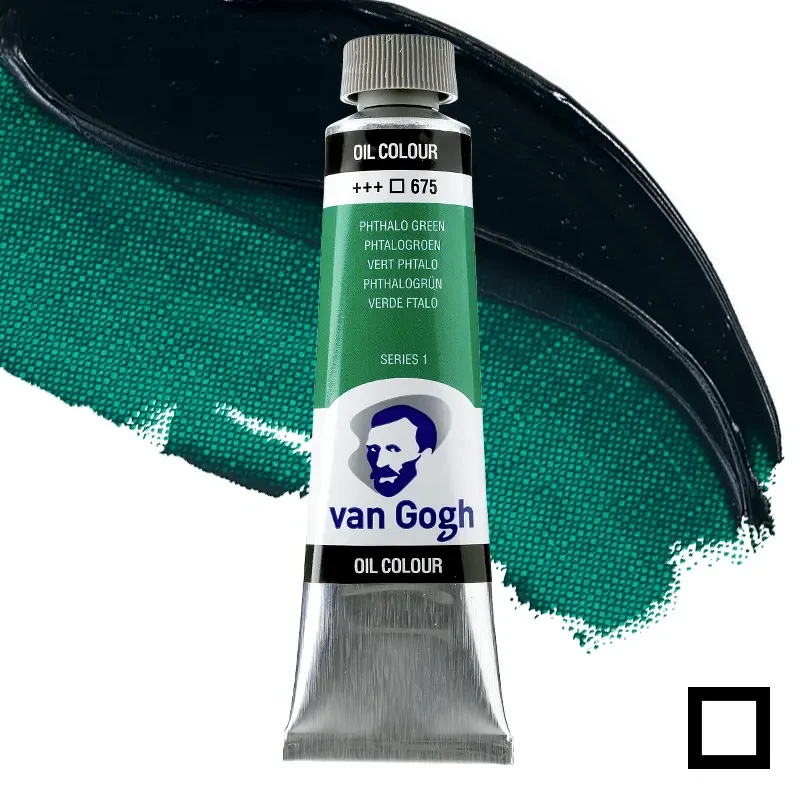 Farba olejna Van Gogh 40 ml - 675 S1 Phthalo green 01
