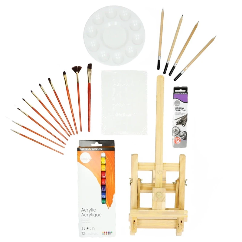 Farby akrylowe Simply Creative Easel Set Rowney 03
