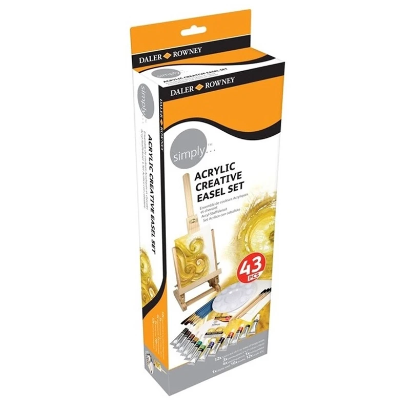 Farby akrylowe Simply Creative Easel Set Rowney 05